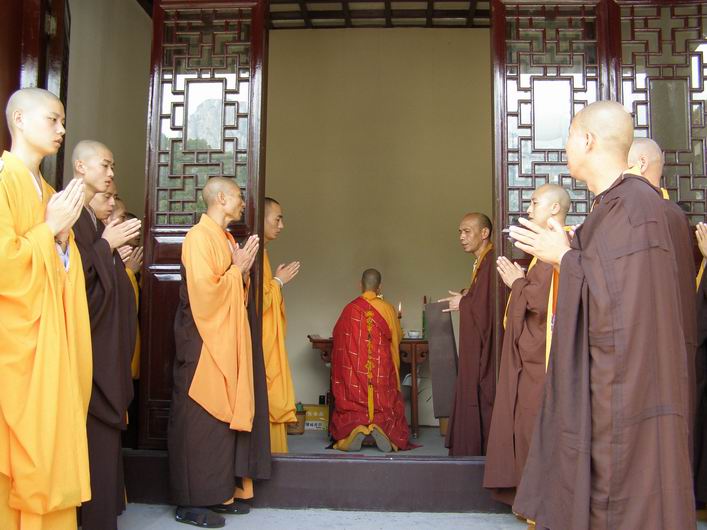 农历七月十五佛欢喜日我寺隆重举行盂兰盆会(图28)