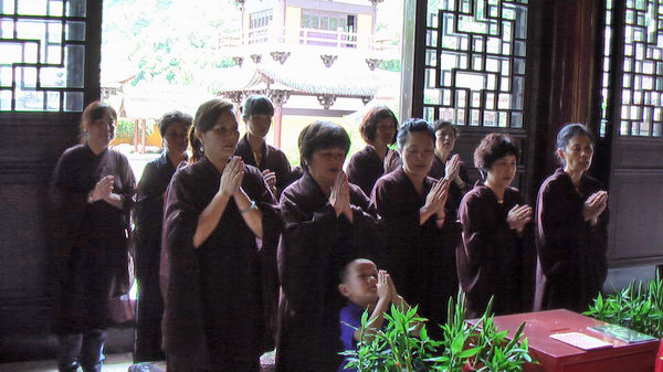 农历七月十五佛欢喜日雁荡山能仁寺隆重举行盂兰盆会(图5)