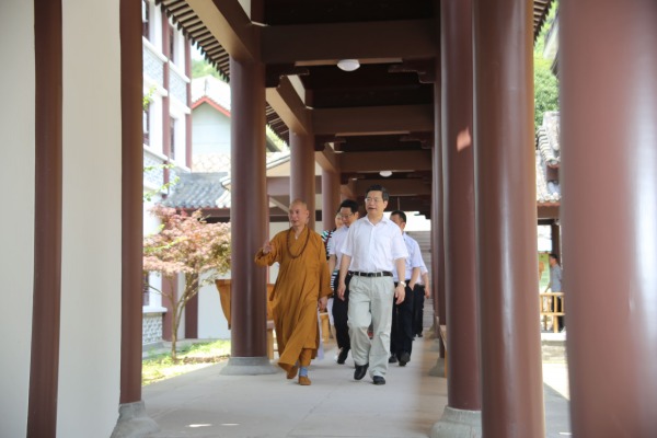 温州市委书记陈一新等一行人来能仁寺视察指导(图8)