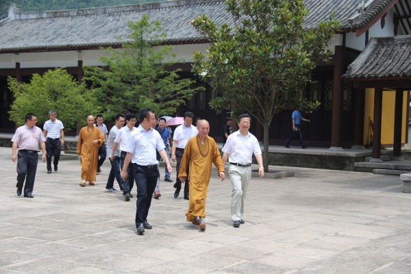 温州市委书记陈一新等一行人来能仁寺视察指导(图21)