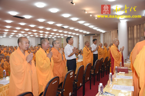 闽南佛学院隆重举行2015年秋季开学典礼(图10)