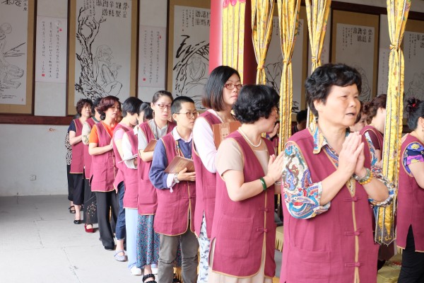 “雁荡山一日禅”第三期禅修活动今天在能仁寺如期举行(图15)