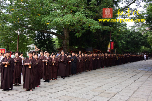 厦门南普陀寺隆重举行传授在家五戒、菩萨戒法会(图2)