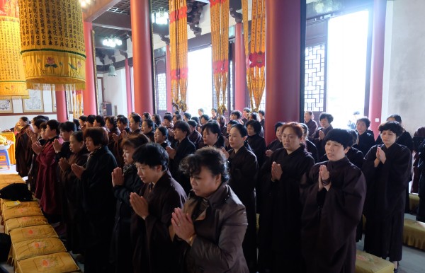 恭逢观世音菩萨出家日 能仁寺隆重举行祈福法会(图6)