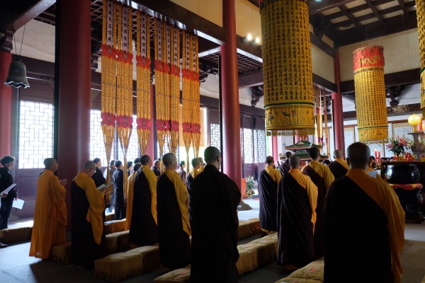 丁酉年四月初八，雁荡山能仁寺举行盛大的浴佛节法会(图7)