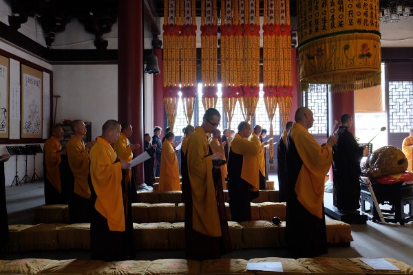 丁酉年四月初八，雁荡山能仁寺举行盛大的浴佛节法会(图8)