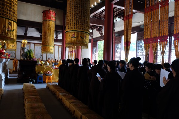 雁荡山能仁寺隆重举行佛欢喜日盂兰盆法会(图4)