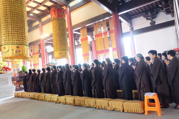 雁荡山能仁寺举行盛大的浴佛节法会(图7)