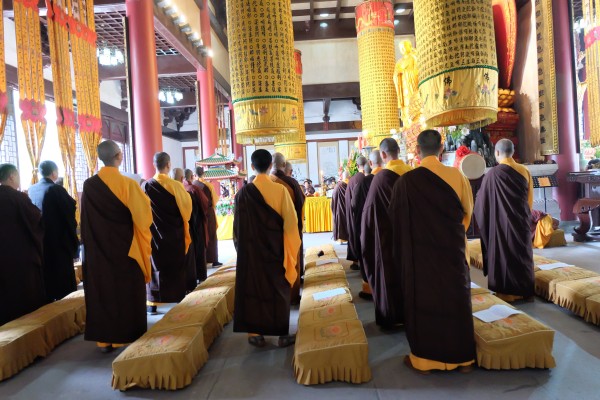 雁荡山能仁寺举行盛大的浴佛节法会(图9)