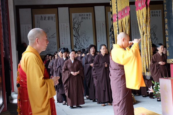 雁荡山能仁寺举行盛大的浴佛节法会(图12)