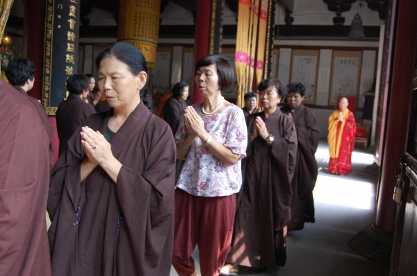 戊戌年雁荡山能仁寺隆重举行观世音菩萨成道日诵经活动(图13)