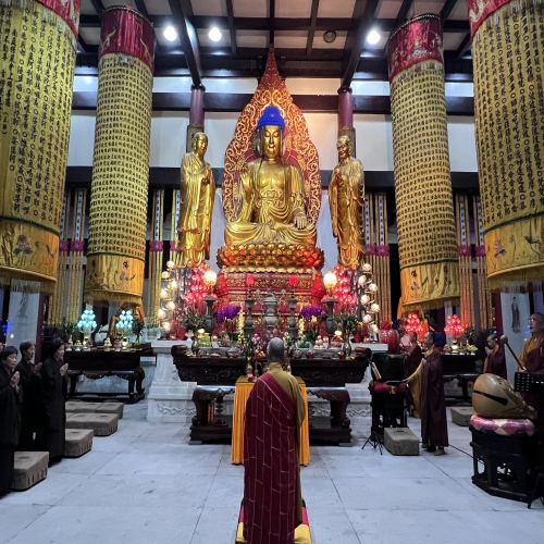 雁荡山能仁寺甲辰年楞严七法会念诵功德圆满